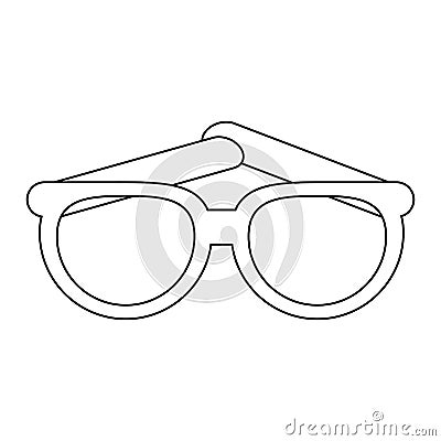 Glasses icon image Vector Illustration