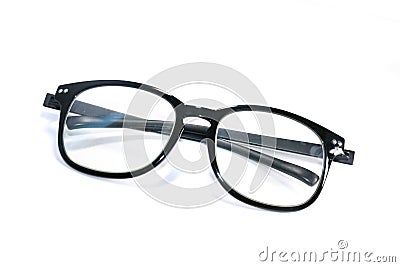 Glasses isolated Stock Photo