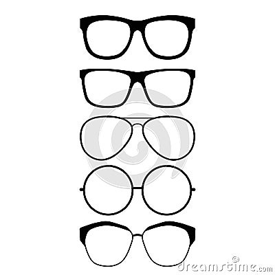 Glasses Vector Illustration