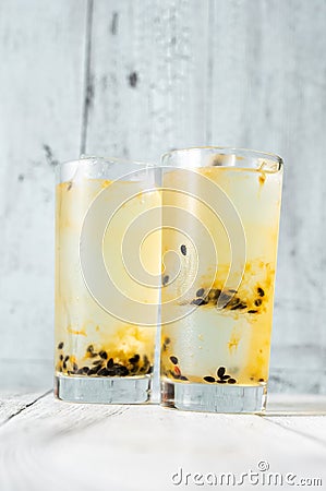 Glasses of Waltzing Matilda Cocktail Stock Photo