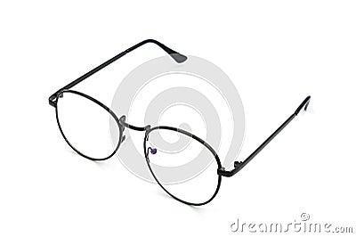 Glasses on a white background Stock Photo