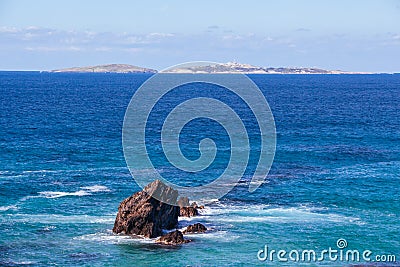 Glasshouse Rocks Beach in Narooma Australia Stock Photo