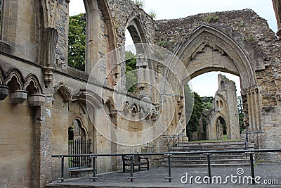 Glastonbury Abbey Editorial Stock Photo