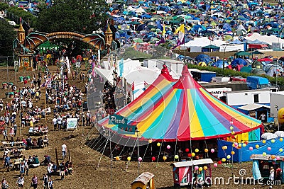 Glastonbury Festival of the Arts Editorial Stock Photo