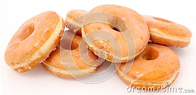 Glazed Donuts Stock Photo