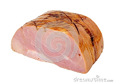 Glazed Roast Ham Stock Photo