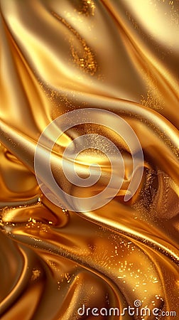 Gleaming gold textured background adds elegance and sophistication Stock Photo