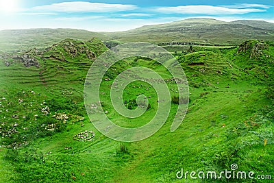 Glen fairy in skye island scottland Stock Photo