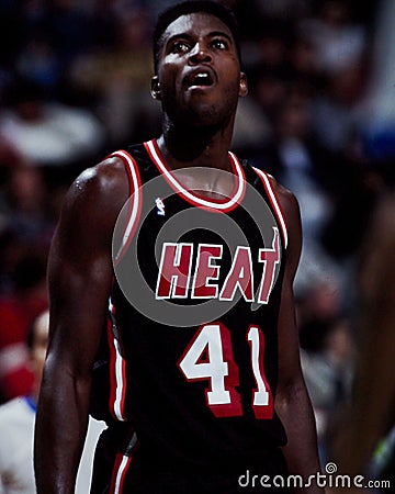 Glen Rice, Miami Heat Editorial Stock Photo