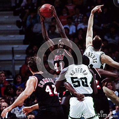 Glen Rice, Miami Heat Editorial Stock Photo