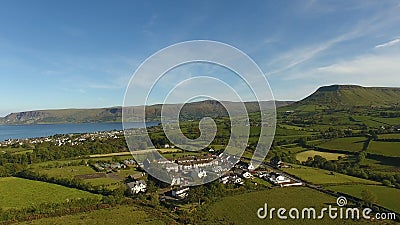 Glenariff And Cushendall Castle in Co Antrim Northern Ireland Stock Photo