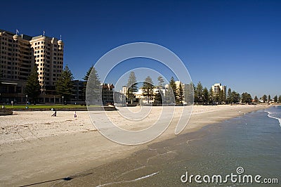 Glenelg Beach Stock Photo