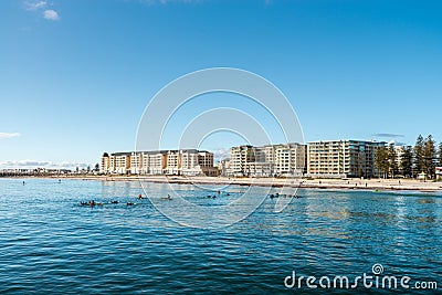 Glenelg Beach, South Australia Stock Photo