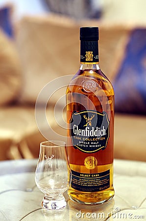 Glenfiddich Editorial Stock Photo