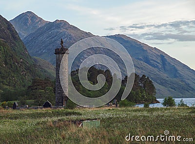 Glenfinnan Monument, Scotland Stock Photo