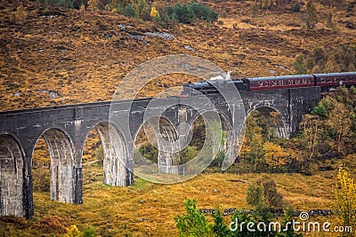 The Glenfinnan Viaduct Stock Photo