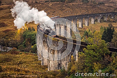 The Glenfinnan Viaduct Stock Photo