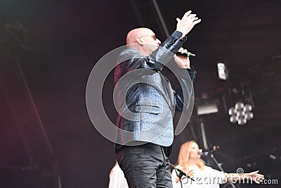 Glenn Gregory and Heaven 17 at the Retro Festival, Bristol. June 2017 Editorial Stock Photo