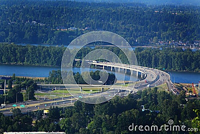 Glenn Jackson I-205 Bridge Stock Photo