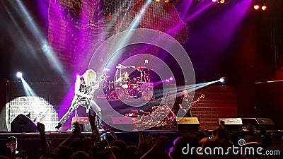 Glenn Tipton and Judas Priest Editorial Stock Photo