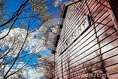 Glenorchy Boatshed Stock Photo