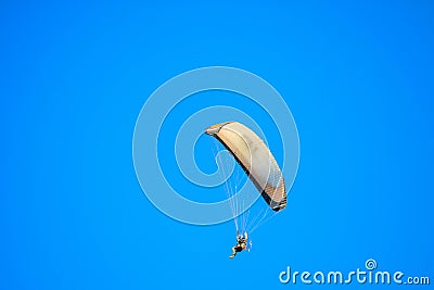 Glider flying in the sky Stock Photo