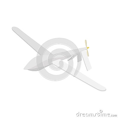 Glider icon, cartoon style Vector Illustration