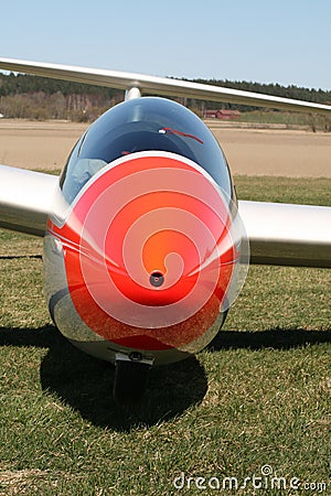 Glider plane Stock Photo