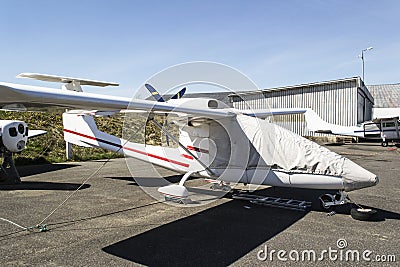 Glider Plane Stock Photo