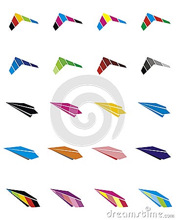 Gliders Vector Illustration