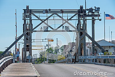 Glimmer Glass Bridge Editorial Stock Photo