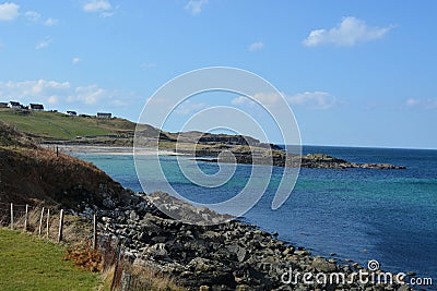 Glimpse of Scourie Stock Photo