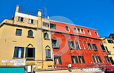 Historic buildings, Venice Italy Editorial Stock Photo