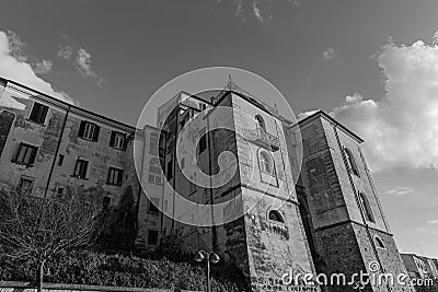 Glimpses of the historic center of Isernia Stock Photo