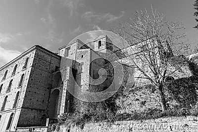 Glimpses of the historic center of Isernia Stock Photo