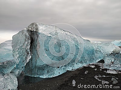 Glacier Lagoon Jokulsarlon Iceland Stock Photo