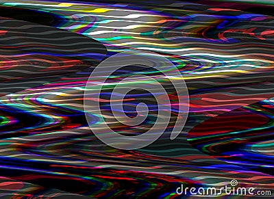 Glitch Techno TV Noise Background Computer screen error Digital pixel noise abstract design Photo glitch Television Stock Photo