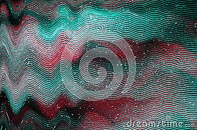 Glitch illustration background. Technology retro screen error. Digital pixel noise abstract design. Photo glitched Cartoon Illustration