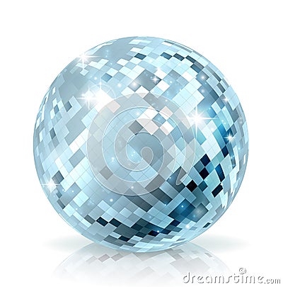 Glitter Ball Vector Illustration