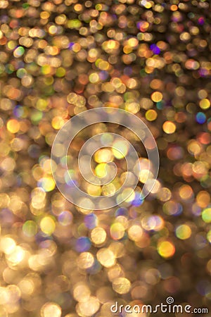 Glitter Bubble Bokeh Background Stock Photo