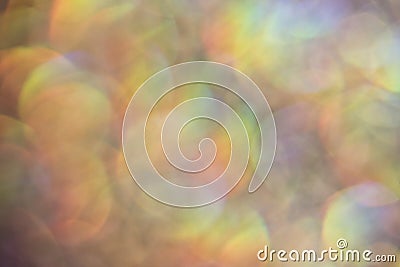 Glitter Bubble Bokeh Background Stock Photo