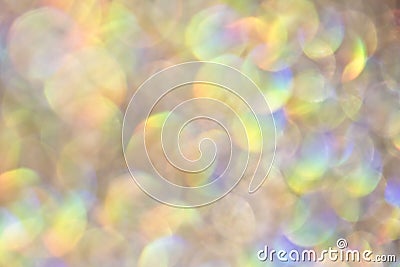 Glitter Bubble Bokeh Background Stock Photo