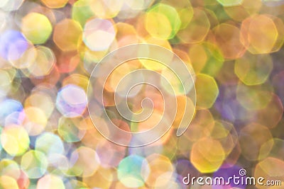 Glitter Bubble Bokeh Background Stock Photo