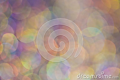 Glitter Bubble Bokeh Background Stock Photo