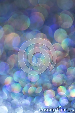 Glitter Bubble Bokeh Background Stock Photo