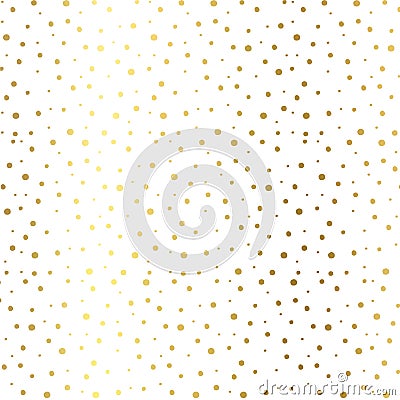 Glitter confetti on white background, Gold texture. Glitter confetti pattern. Glitter Geometric Wallpaper Stock Photo