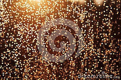 Glitter festive christmas lights background Stock Photo