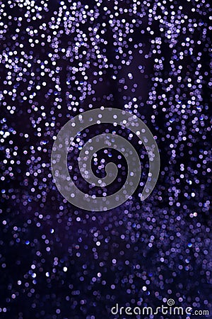 Glitter festive christmas lights background. light and silver de Stock Photo