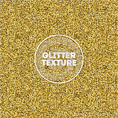 Glitter gold background Vector Illustration