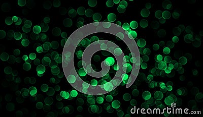 Glitter green bokeh vintage lights background. Merry Christmas and Happy New year background texture overlays Stock Photo